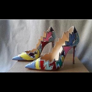 Christian Louboutin Geometric Pumps
